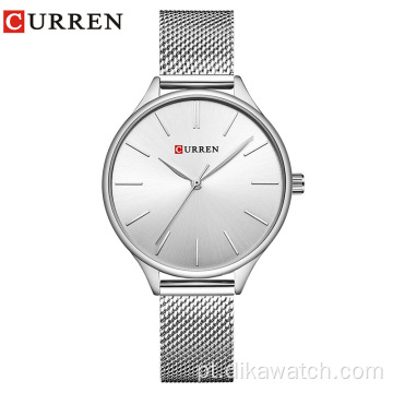 Curren 9024 Alta Qualidade Novo Design Senhoras Presente Elegante Relógio Relógio Mulher Moda Quartzo Feminino Relógios De Pulso Relogio Feminino